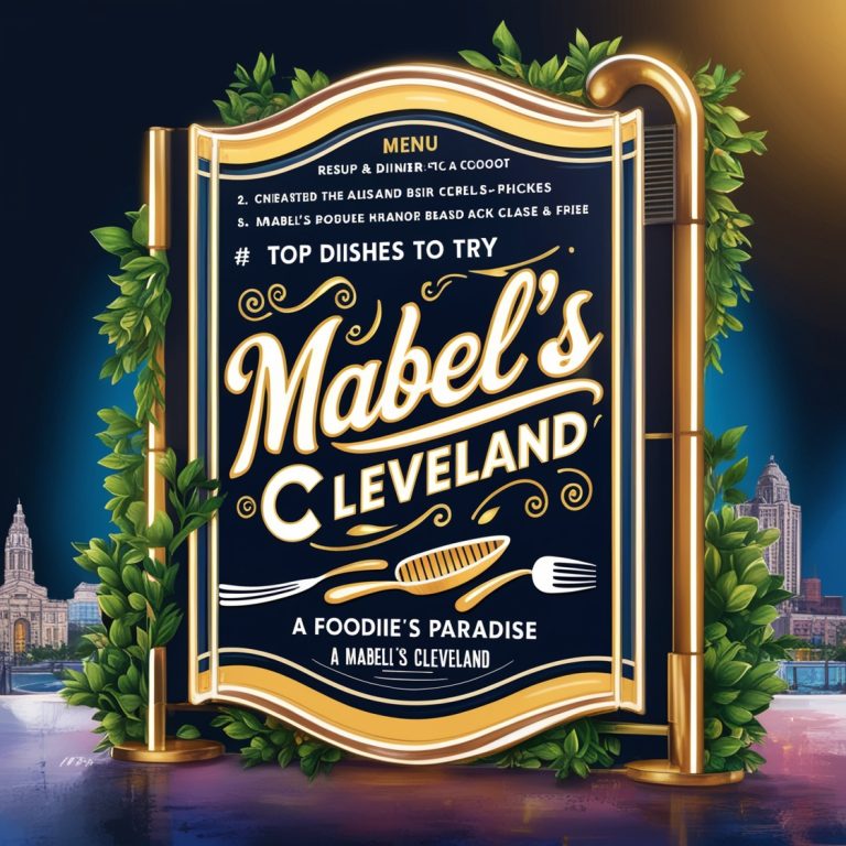 Top Dishes to Try at Mabel’s Cleveland: A Foodie’s Paradise